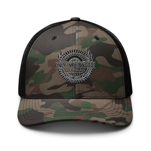 Camouflage trucker hat