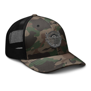 Camouflage trucker hat